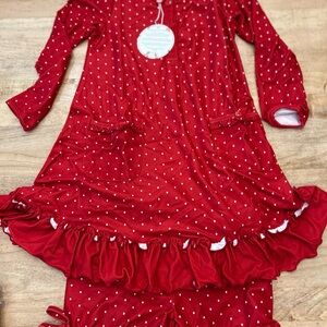 SweetHoney Red Polka Dot Kids Nightgown